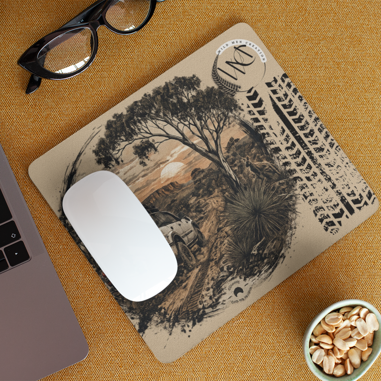 Wild Men Mouse Pad
