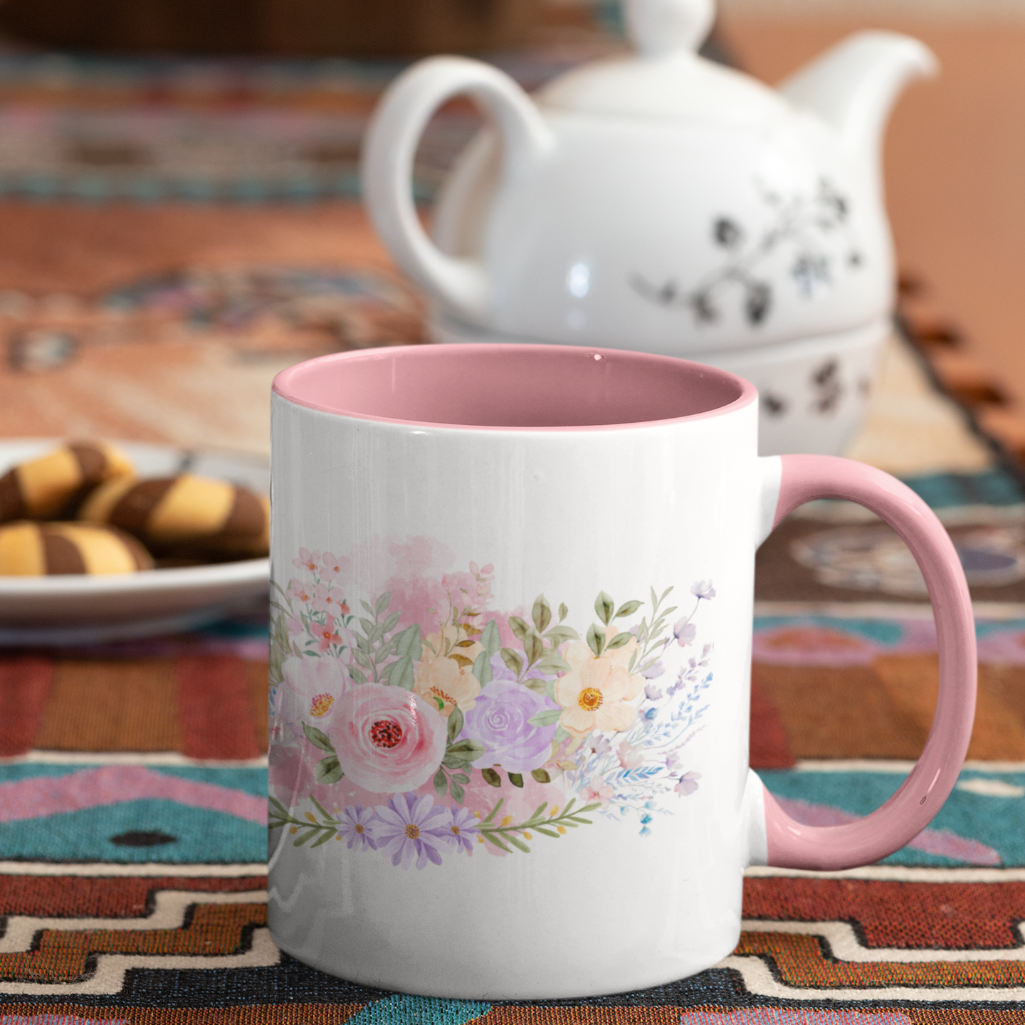 Wildflower Colored Mug